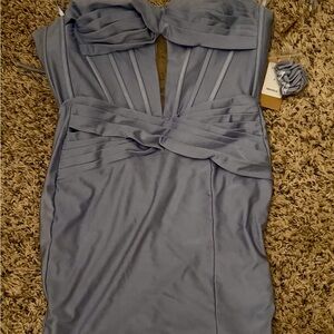 Amelia couture AG0114S lilac corset dress NWT